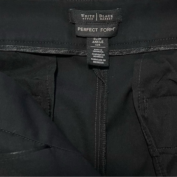 EUC Black WHBM Tuxedo Pant Sz 12R - Picture 5 of 6